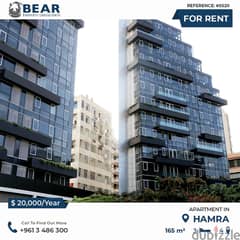 Fully furnished apartment for rent in hamra prime location 0