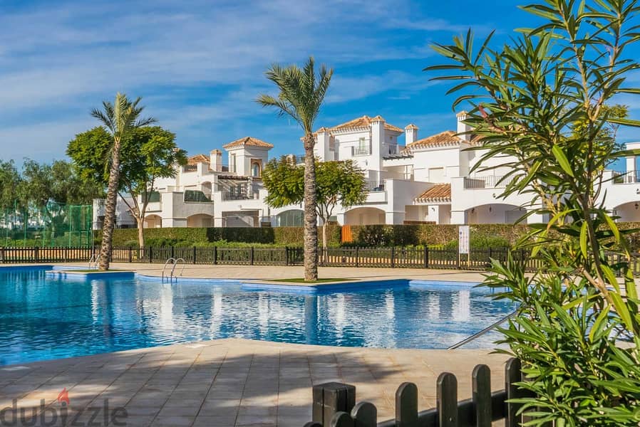 Spain Murcia apartment pool view on la Torre Golf resort #MSR-RA1721LT 1