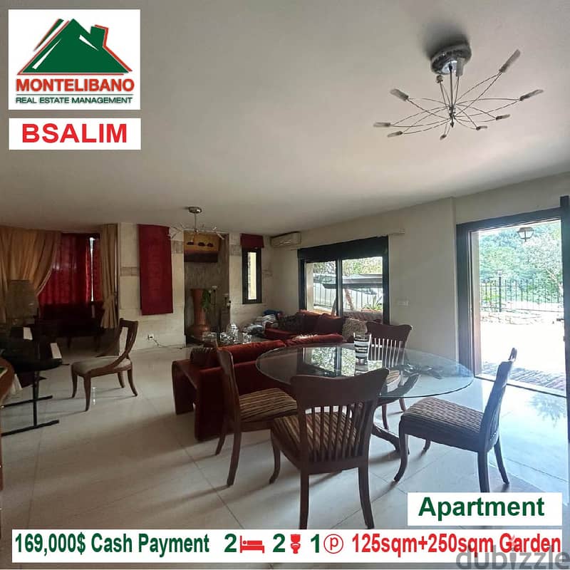 169000$!! Apartment for sale located in Bsalim 3