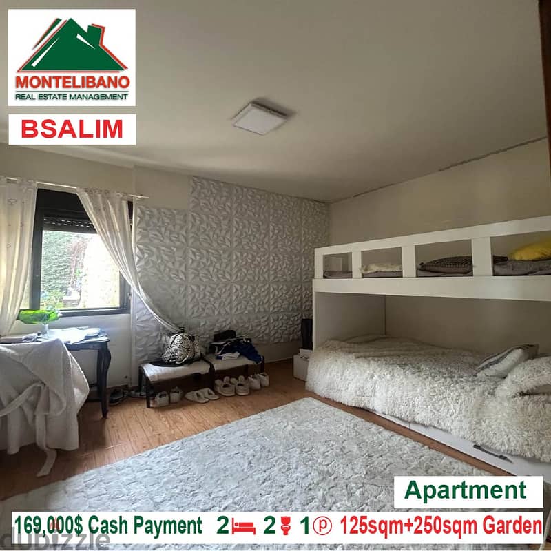 169000$!! Apartment for sale located in Bsalim 5