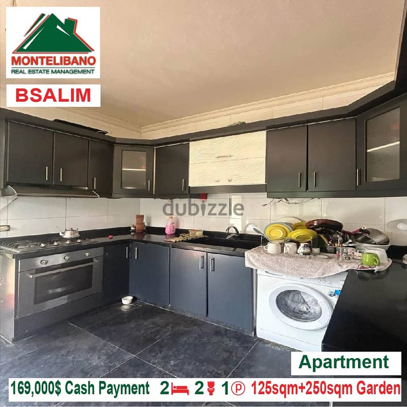 169000$!! Apartment for sale located in Bsalim 7