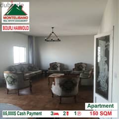 85000$!! Apartment for sale located in Bourj Hammoud 0