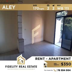 Apartment for rent in Aley WB111