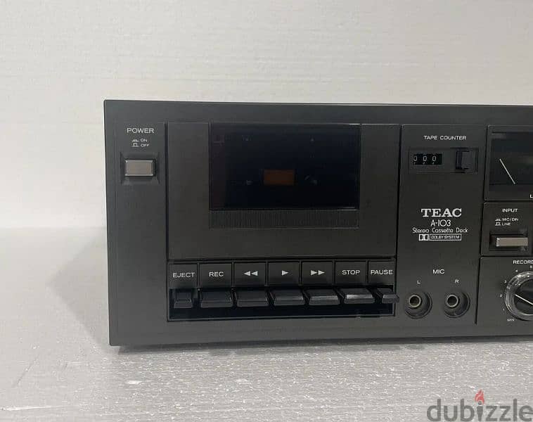TEAC A-103

Stereo Cassette Deck with Dolby System (1977-79) 9