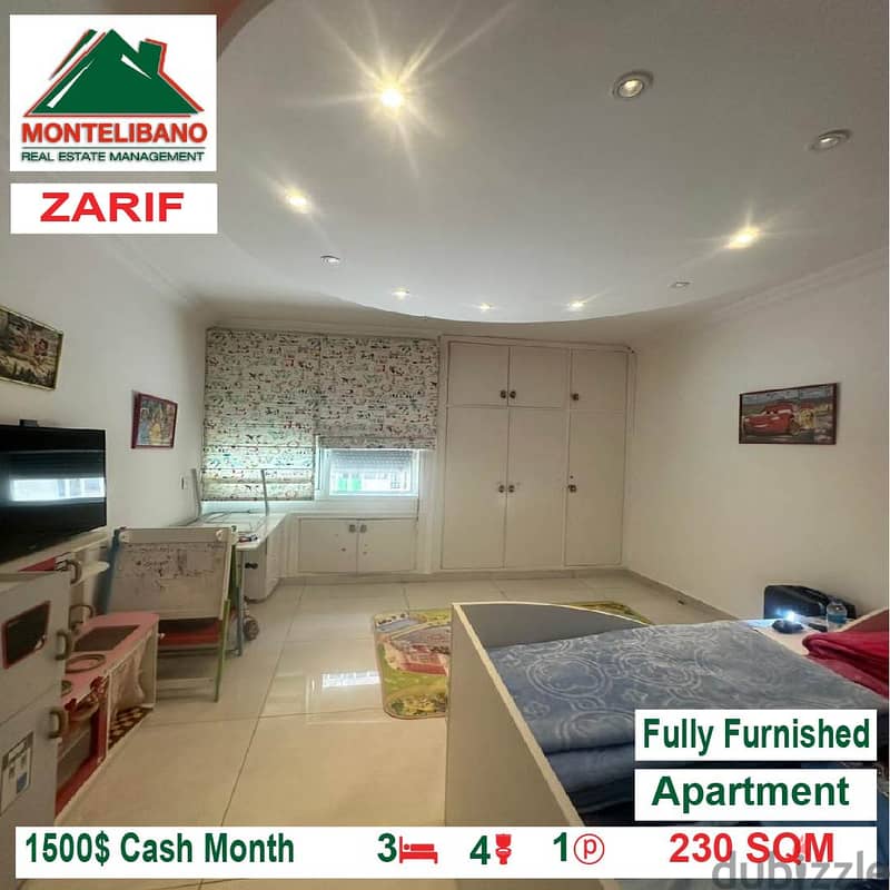 1500$!! Fully Furnished Apartment for rent located in Zarif 4