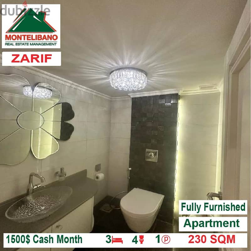 1500$!! Fully Furnished Apartment for rent located in Zarif 6