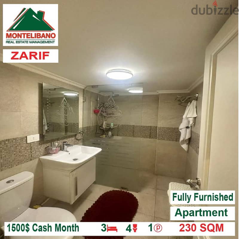 1500$!! Fully Furnished Apartment for rent located in Zarif 7