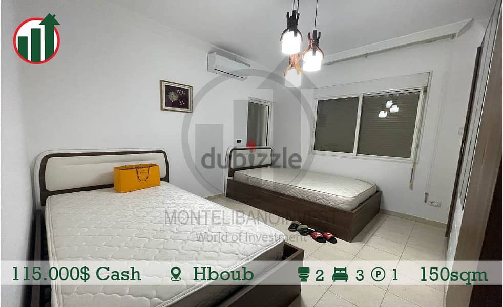 Semi Furnished Apartment for sale in Hboub! 5