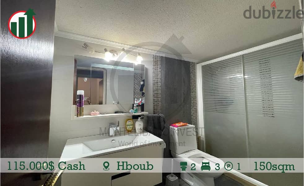 Semi Furnished Apartment for sale in Hboub! 7