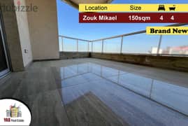 Zouk Mikael 150m2 | Brand New | Panoramic View | Quiet Area | EH | 0