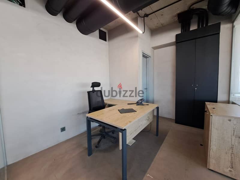 L15000-Furnished Ready To Move Office for Rent In Sin El Fil 1