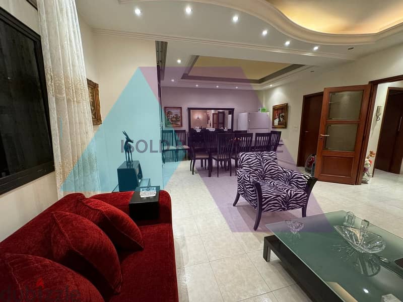 Decorated Furnished 148 m2 apartment +open view for rent in Sehayleh 3
