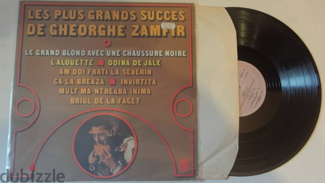 Gheorghe Zamfir ‎– Les Plus Grands Succès De Gheorghe Zamfir vinyl alb 1