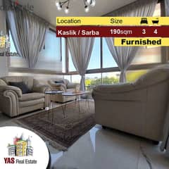 Kaslik/Sarba 190m2 | Luxury | Furnished / Equipped | IV 0