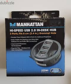 MANHATTAN HIGH-SPEED USB 2.0 IN-DESK HUB