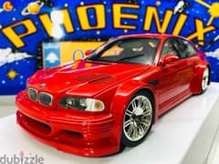 1/18 diecast Full Opening RED BMW M3 GTR street (E46) by Minichamps 0