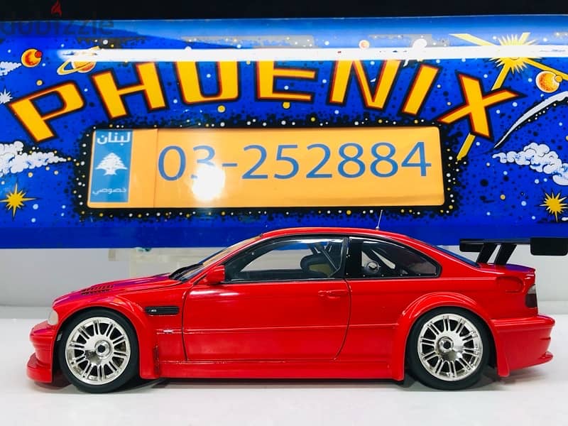 1/18 diecast Full Opening RED BMW M3 GTR street (E46) by Minichamps 10