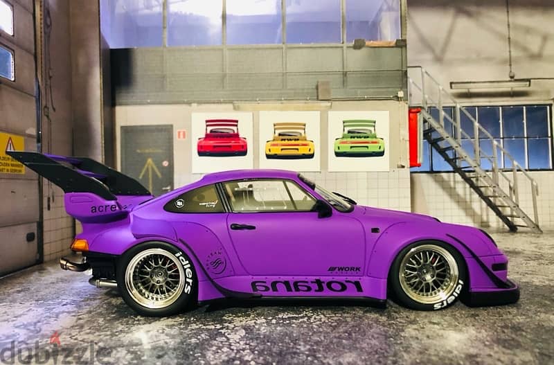 1/18 diecast RESIN Porsche 911 (993) RWB Rotana Purple 5