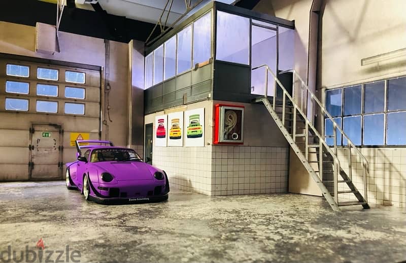 1/18 diecast RESIN Porsche 911 (993) RWB Rotana Purple 6