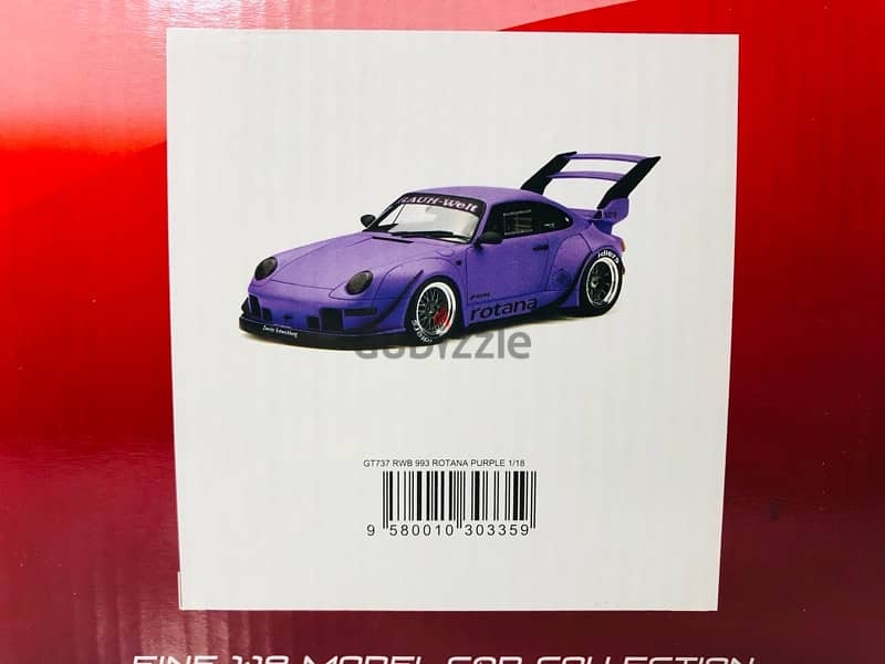 1/18 diecast RESIN Porsche 911 (993) RWB Rotana Purple 10