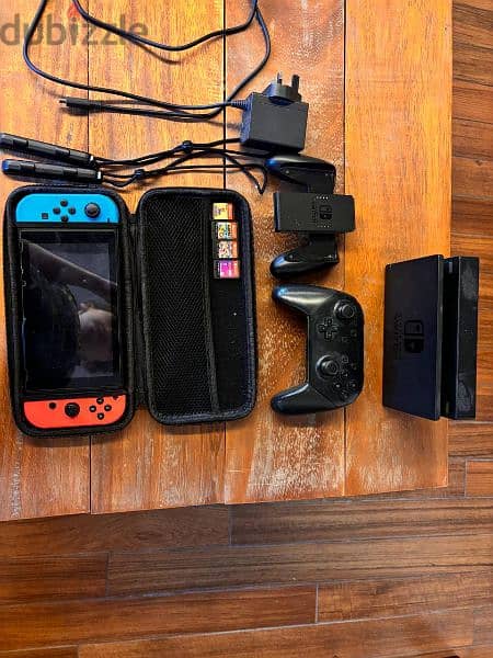 Nintendo switch with 4 games 3