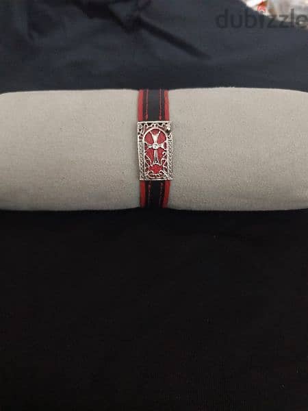 real silver real leather bracelet 2