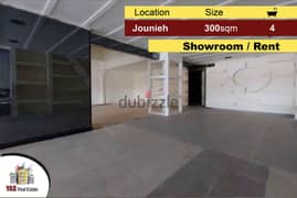 Jounieh 300m2 | Spacious Showroom | Rent | Super Prime location | YV | 0
