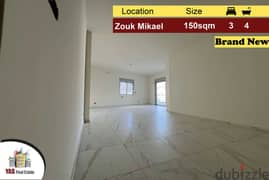Zouk Mikael 150m2 | 30m2 Terrace | Brand New | Calm Street | EH | 0