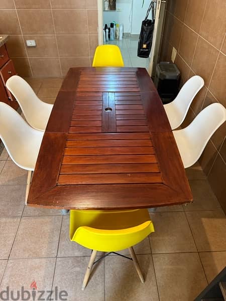 Table and 6 chairs 1