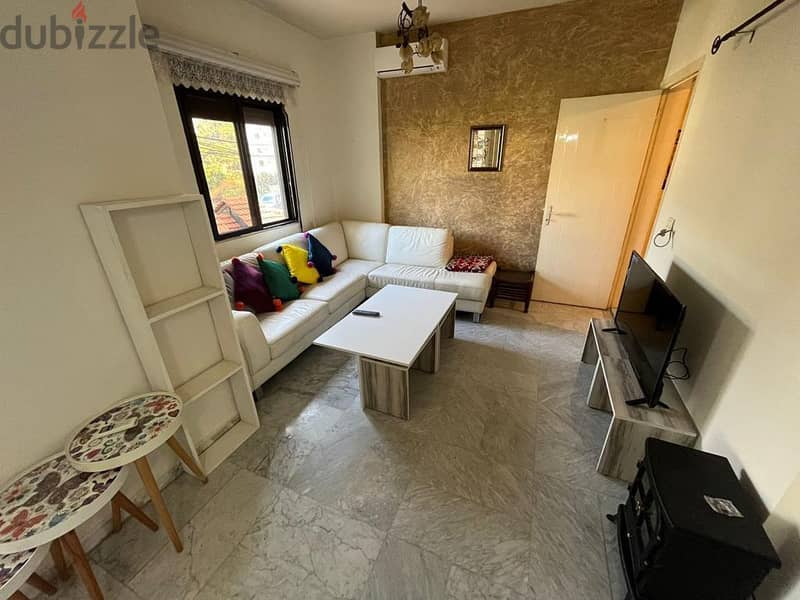 Ain Saadeh | Furnished/Equipped 2 Bedrooms Ap | 2 Parking Lots | 120m² 4