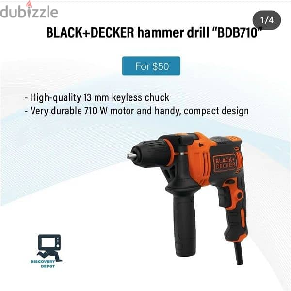 black and decker hammer drill 0