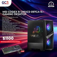 MSI Codex R 12NUC5-097CA-i5 Gaming Desktop 0