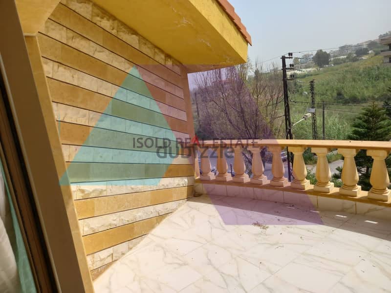 A 600 m2 Triplex Villa having an open sea view for sale in Jiyeh 4