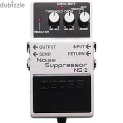 pedal boss noise suppressor guitar electric