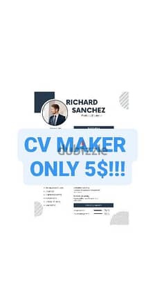 Make Your CV for 5$ 0