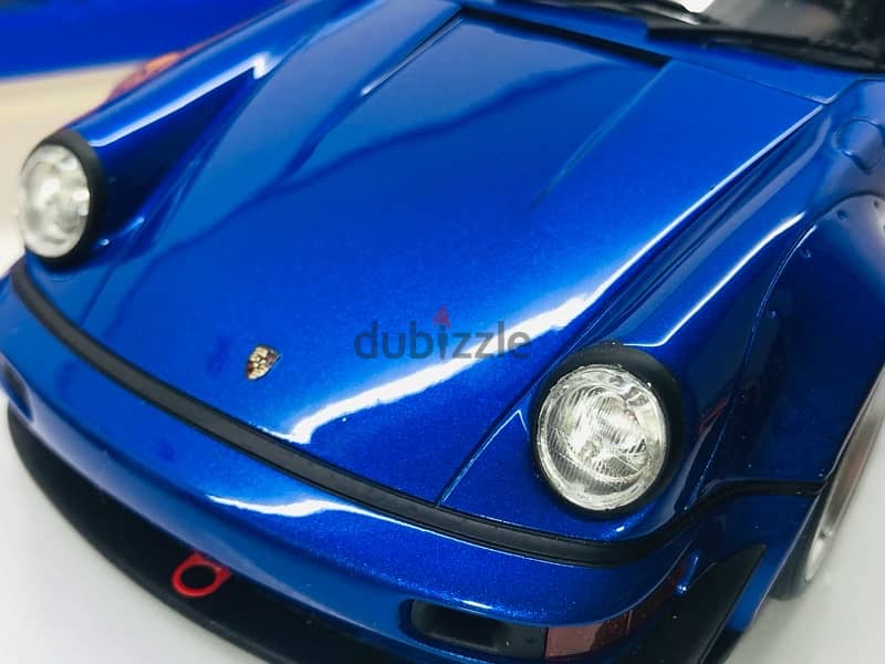 1/18 diecast GT Spirit Porsche 911 RWB 964 BLUE Limited 504 units 3