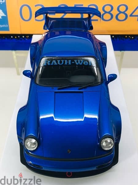 1/18 diecast GT Spirit Porsche 911 RWB 964 BLUE Limited 504 units 9