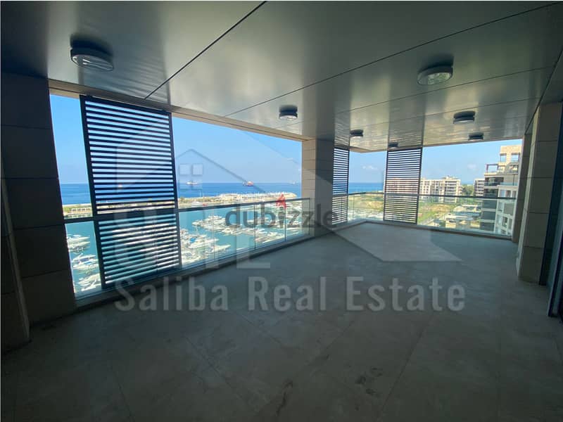 Waterfront City Dbayeh/ Apartment for Rent/ Magnificent Premium 5 Beds 7