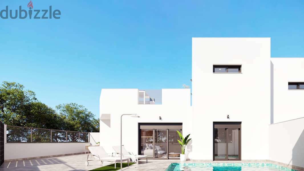 Spain Murcia exclusive brand new villas pool & solarium #MSN-EAAM22RN 5