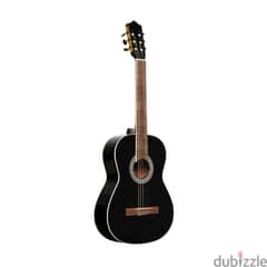 Stagg SCL60 classical guitar with spruce top Black