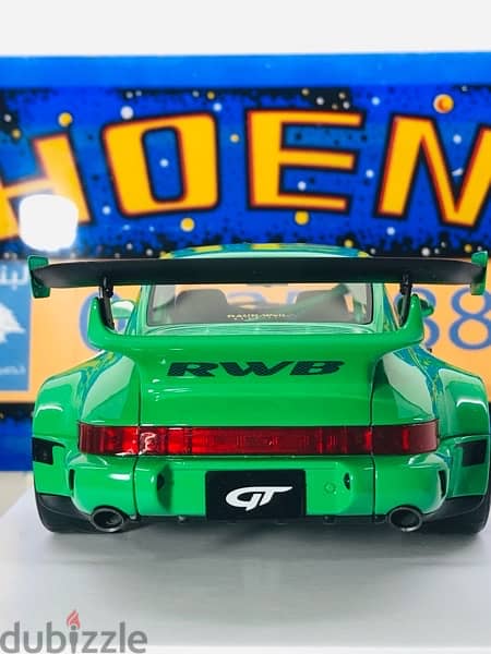 1/18 diecast GT Spirit Porsche 911 RWB 964 GREEN Limited 504 units 1