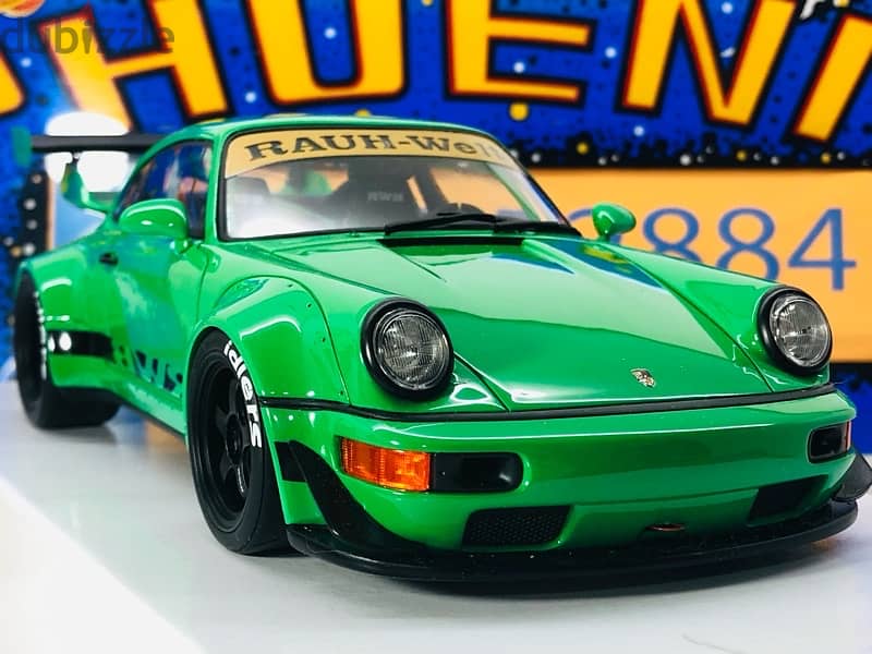 1/18 diecast GT Spirit Porsche 911 RWB 964 GREEN Limited 504 units 8