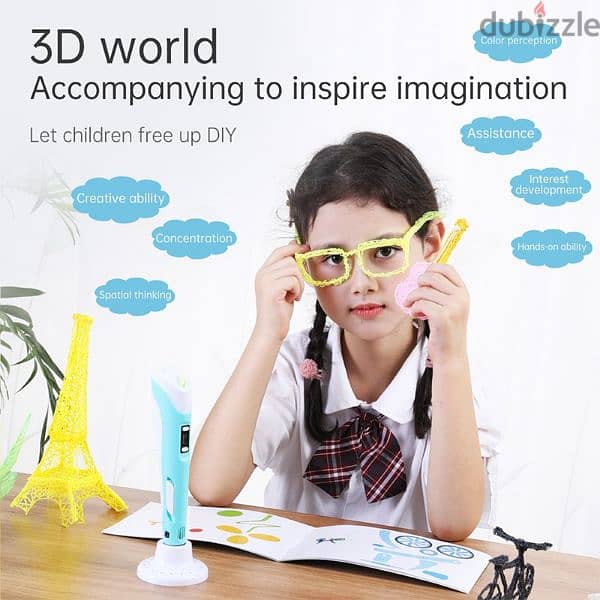 3D Drawing pen and printing 3