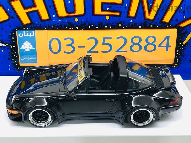 1/18 diecast GT Spirit Porsche TARGA RWB 964 BLACK. RARE limited 504 0