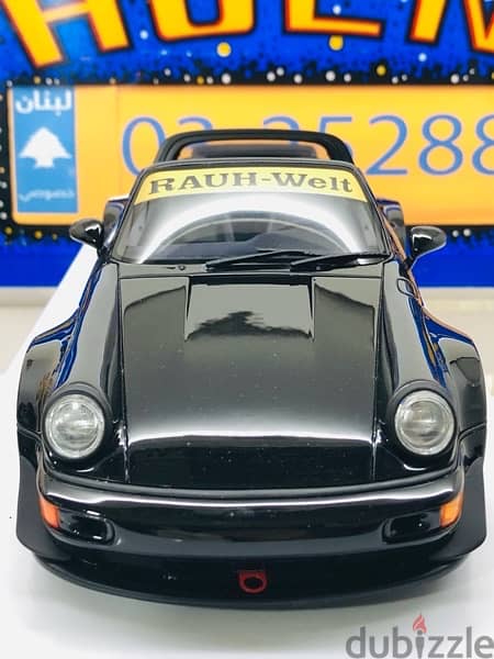 1/18 diecast GT Spirit Porsche TARGA RWB 964 BLACK. RARE limited 504 1