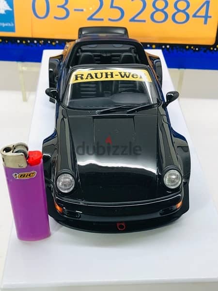 1/18 diecast GT Spirit Porsche TARGA RWB 964 BLACK. RARE limited 504 6