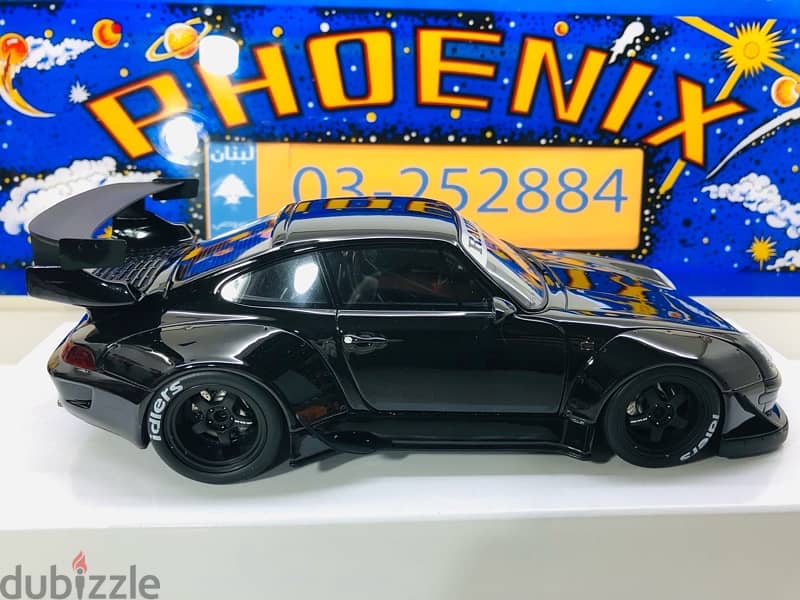 1/18 diecast GT Porsche 911 RWB 964 Japanese Edition Lim 504 BLACK 5