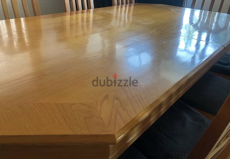 Massif wooden dining table (خشب ماسيف) 2