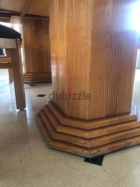Massif wooden dining table (خشب ماسيف) 3