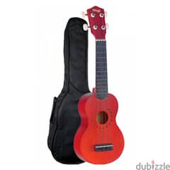 Stagg Traditional soprano ukulele with tattoo design